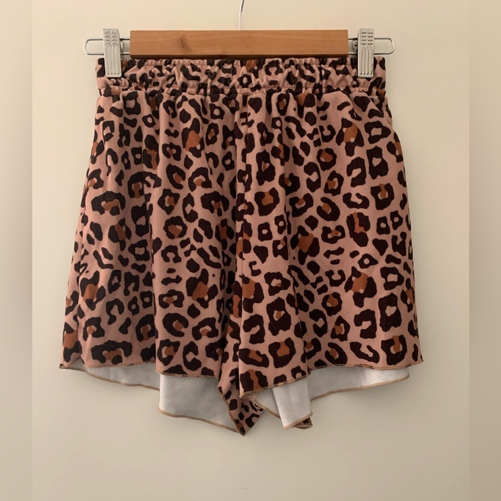 Size medium cheetah print shorts